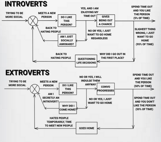 Control System of Introverts and Extroverts Shirt