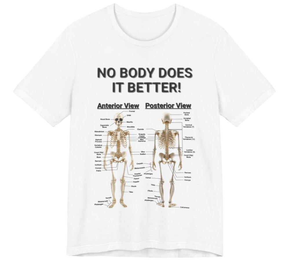 Biology T-Shirt Skeletal System: STEM Shirt