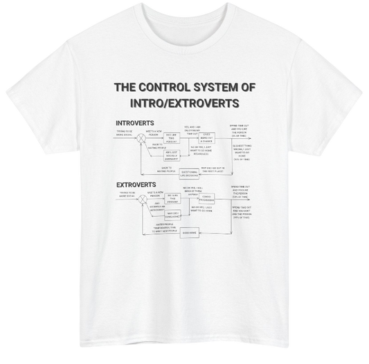 Control System of Introverts and Extroverts Shirt