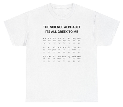 Greek Alphabet Shirt