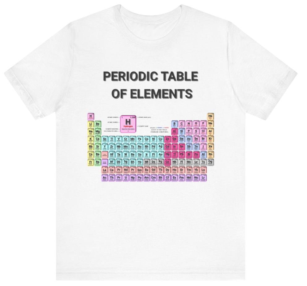 Periodic Table of Elements Shirt