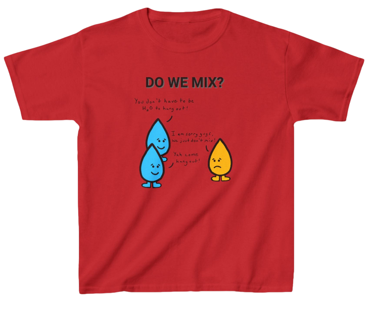 Oil and Water Kid's Shirt